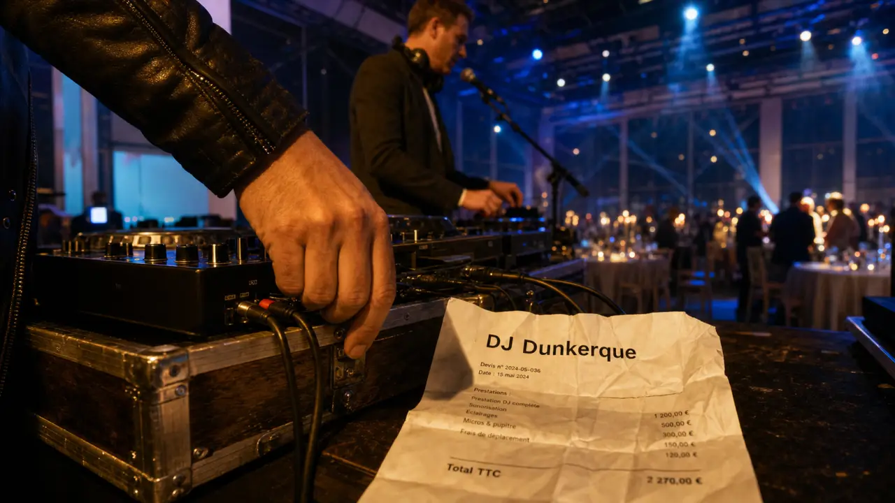 DJ Dunkerque : réglage console en salle, ambiance sur mesure