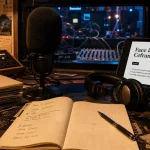 Photo de Pascal Cefran dans le studio Face à Cefran