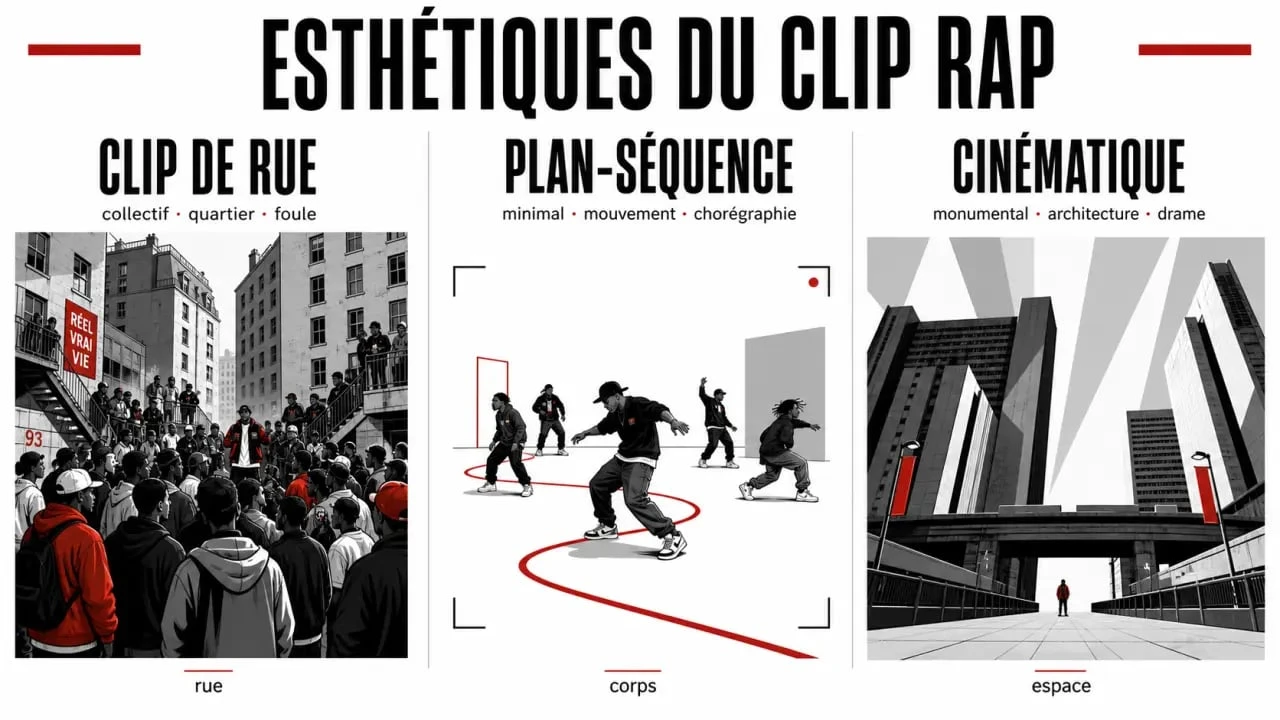 Clip rap : synthèse visuelle des esthétiques rue, minimalisme et cinéma