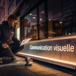 Graffiti Biarritz : enseigne lumineuse et covering