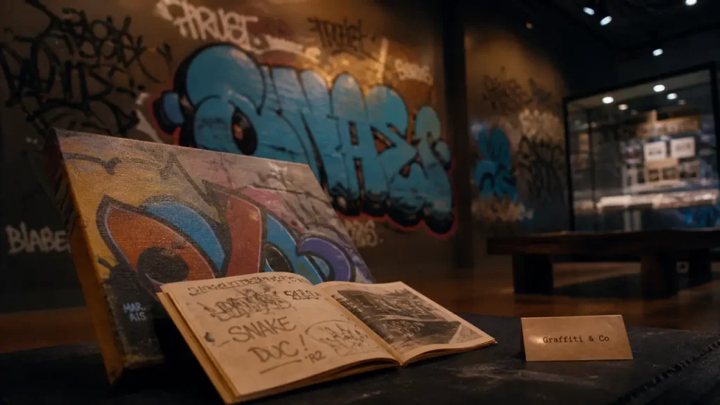 Graffiti & Co Fine Arts dans le Marais, une galerie dédiée au graffiti américain des années 70 et 80