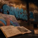 Graffiti & Co Fine Arts, galerie du Marais avec lettrages graffiti années 70-80