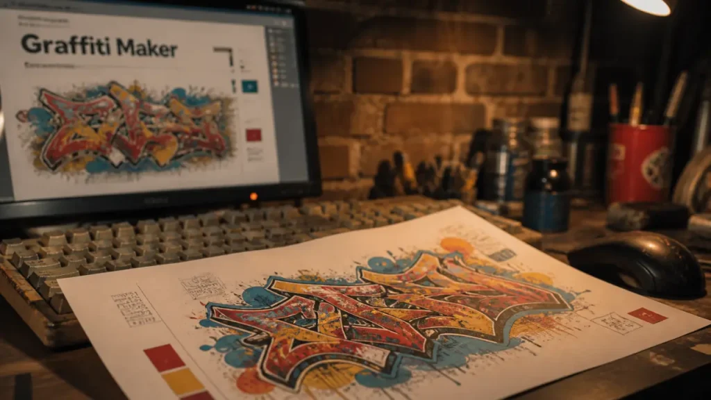 3 secondes, 50+ polices : ce qu’un graffiti maker generator doit vraiment permettre