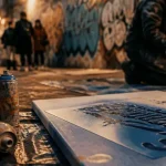 Graffiti Paris ateliers et créations street art : pochoir et lettrage sur mur béton