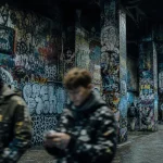 Graffiti tunnel Londres au Leake Street Tunnel, derrière Waterloo