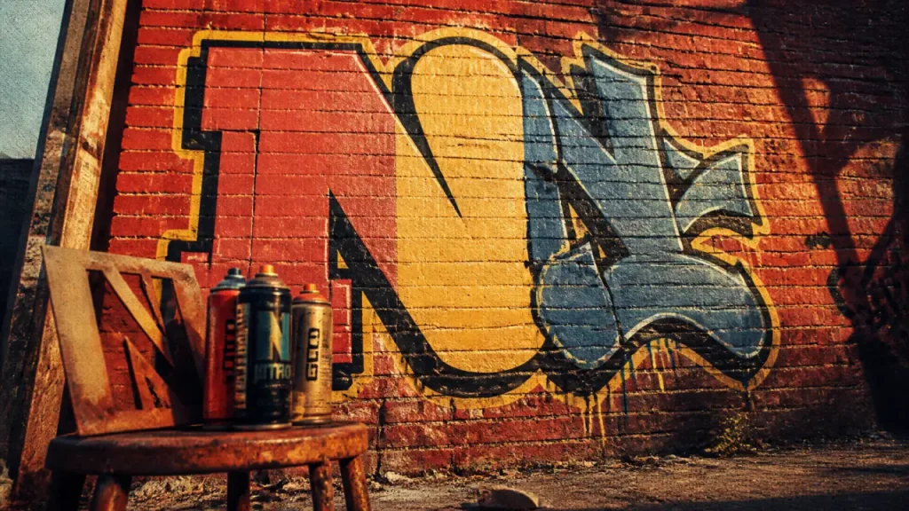 N graffiti : simple style, bubble style et semi-wildstyle sans brouiller la lettre