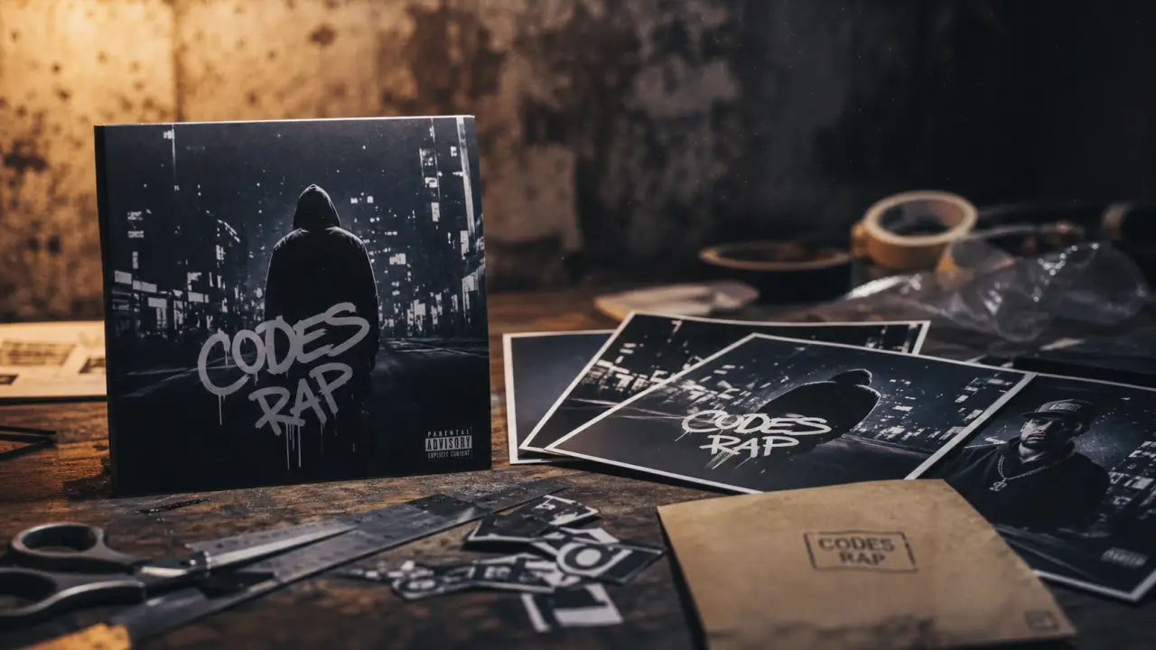 Pochette album rap : covers cultes, typographies et symboles