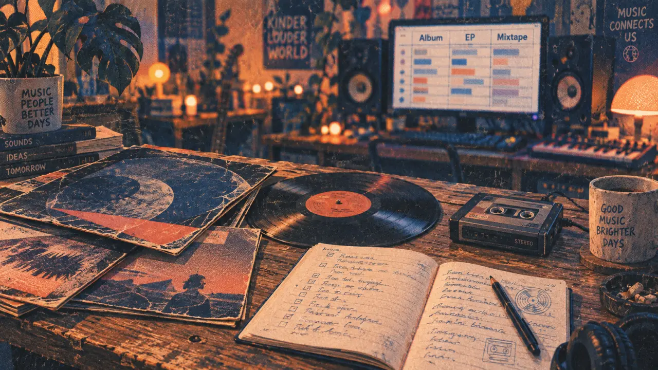 Album rap français 2025 : studio vinyle, pochettes et cassette
