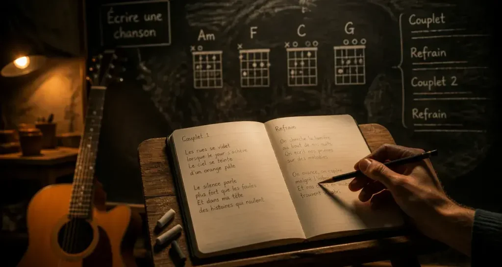 Écrire une chanson : 6 étapes pour composer sans être un virtuose