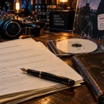 Maison de disque : documents master et promo en studio