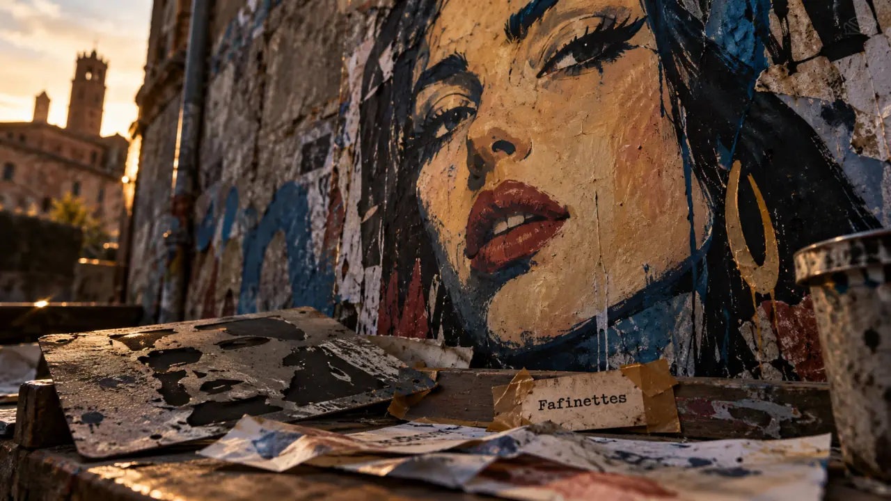Fafi artiste et fresque Fafinettes à Toulouse