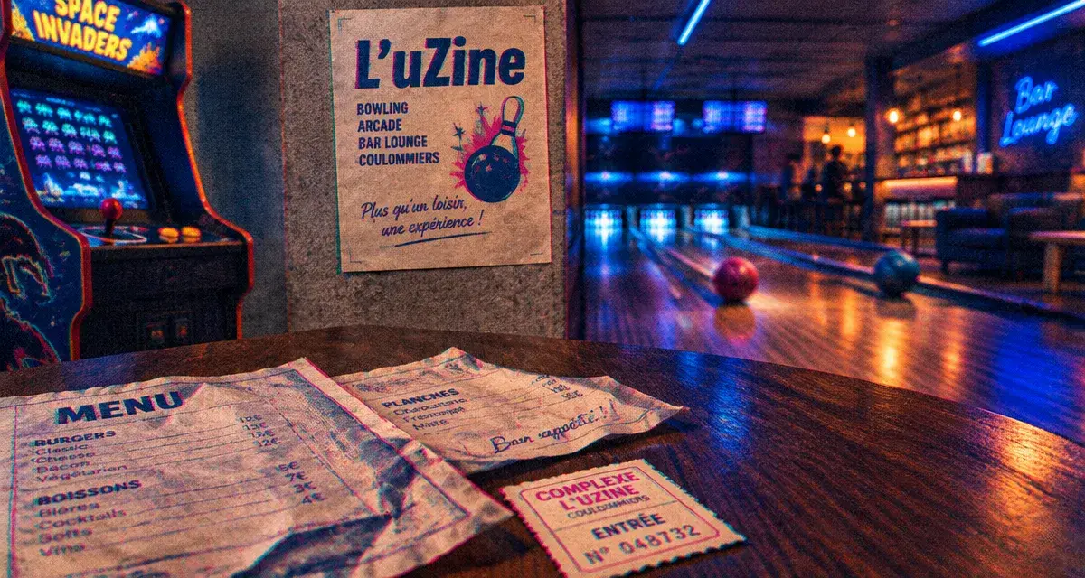 L uzine à Coulommiers : intérieur rap, affichage L’uZine