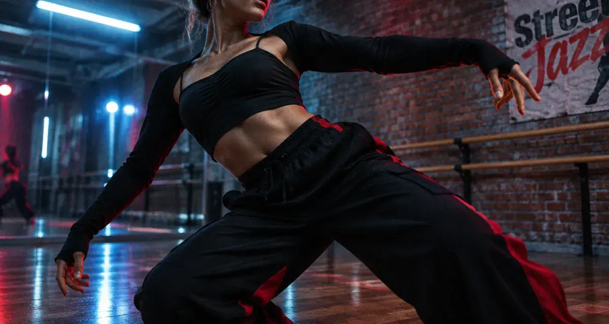 Photo street jazz : danseuse en studio, port de bras